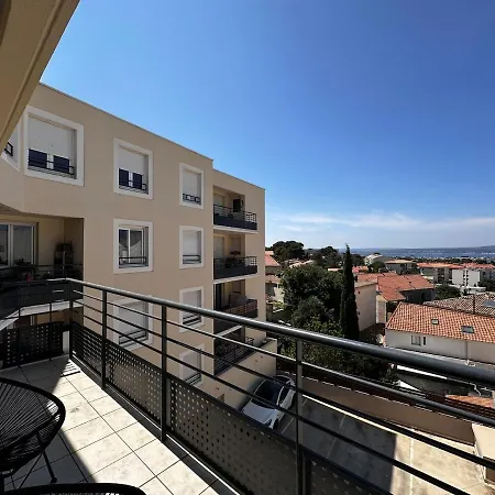 Apartamento Lumineux Avec Terrasse Et Vue Imprenable Sur L'étang De Thau Sète